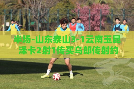 半场-山东泰山3-1云南玉昆 泽卡2射1传买乌郎传射约尼查破门 半场-山东泰山3-1云南玉昆 泽卡2射1传买乌郎传射约尼查破门