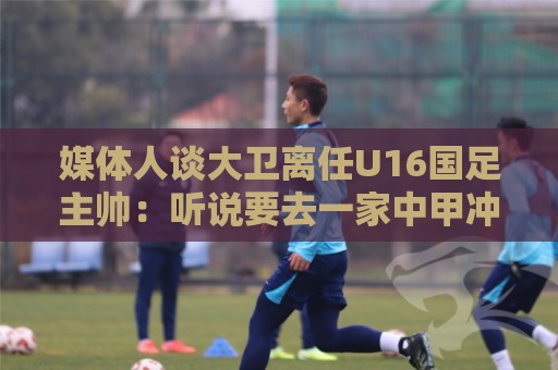 媒体人谈大卫离任U16国足主帅:听说要去一家中甲冲超队 媒体人谈大卫离任U16国足主帅:听说要去一家中甲冲超队