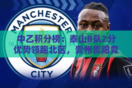 中乙积分榜：泰山B队2分优势领跑北区，贵州贵阳竞技领跑南区
