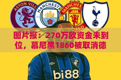 图片报:270万欧资金未到位,慕尼黑1860被取消德丙参赛资格 图片报:270万欧资金未到位,慕尼黑1860被取消德丙参赛资格